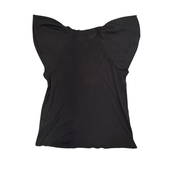 Nation LTD Black Cap Sleeve Blouse - Picture 2 of 6